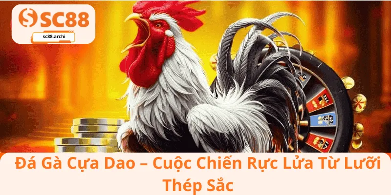 Đá Gà Cựa Dao – Cuộc Chiến Rực Lửa Từ Lưỡi Thép Sắc